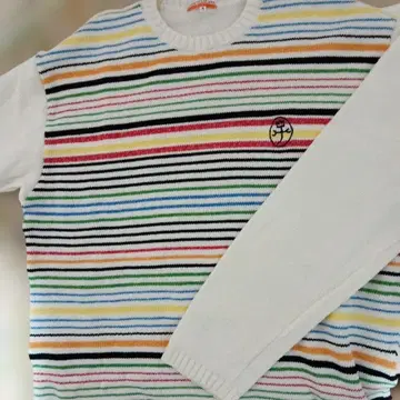 까스텔바작 4 사이즈 컬러풀 스웨터 보더