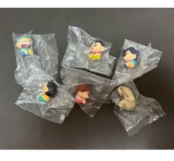 짱구는 못말려(크레용 신짱) 엉덩이 댄스단 가챠 전6종 컴플리트