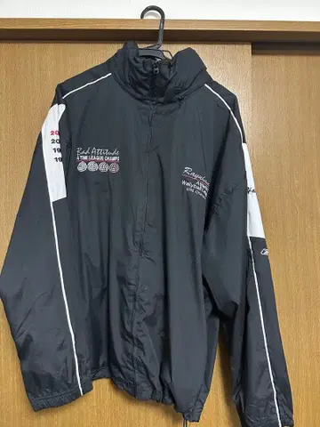 리복 나일론 자켓 XL 블랙 자수 로고 기업 로고