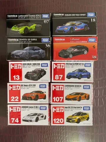 [ 새상품 배송비 포함 ] 토미카 프리미엄 4대 & 스포츠카 6대