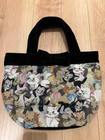 레어 디즈니 올슉업 토트백 고양이 마리