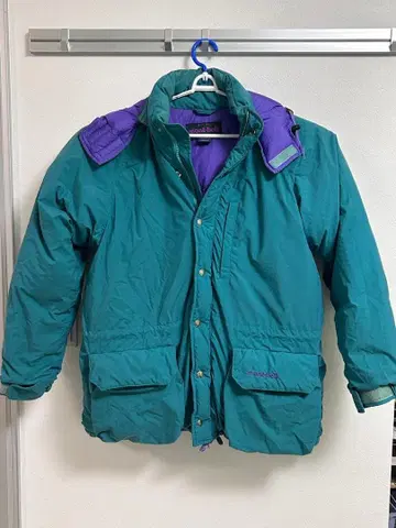 몽벨 다운 자켓 두꺼운 원단