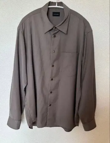 컨디션 최상 그린 라벨 릴랙싱 모카 브라운 버튼업 셔츠 긴팔