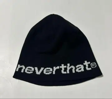 네버자 캡 디스이즈네버댓 비니 새상품 정품 블랙