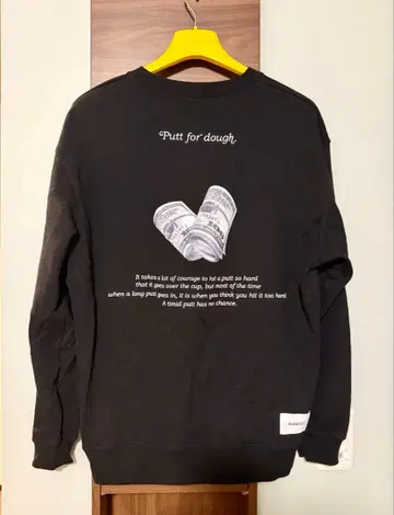 BANDEL 정품 맨투맨 트레이닝복 Putt for dough 골프 L