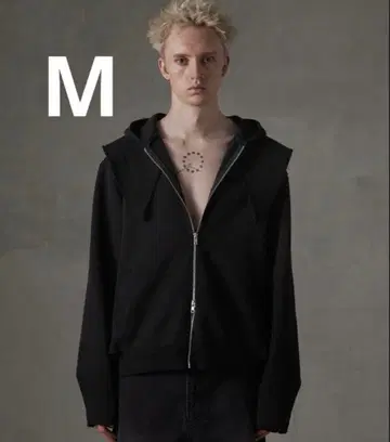 GRANCY 지퍼 후드티 블랙 그랑시 M