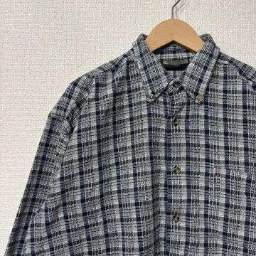 미국 빈티지 의류 긴팔 셔츠 헤비 플란넬 셔츠 체크 L 3205