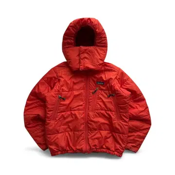 파타고니아 퍼프 자켓 파타고니아 오렌지 나일론 자켓