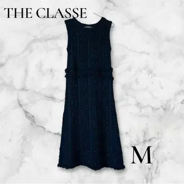 DO CLASSE THE CLASSE 라메 믹스 니트 롱 원피스