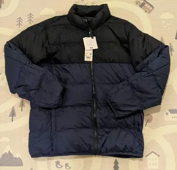 UNIQLO 다운 자켓 XL 네이비/블랙