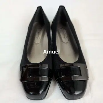[ 새상품 ] Amuel 블랙 펌프스 일본제