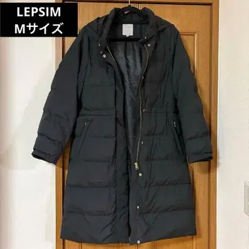 LEPSIM 블랙 다운 자켓 M