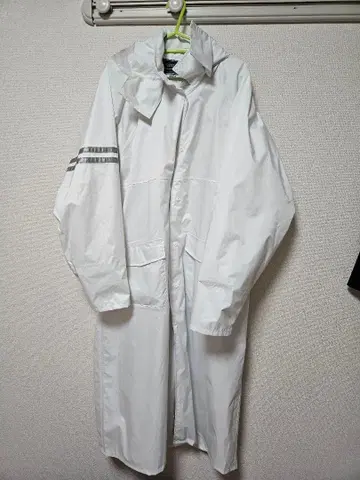통학용 레인코트 화이트