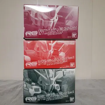RG 건담 프라모델 3체 세트 1/144