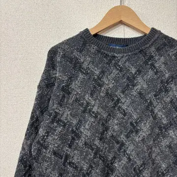미국 빈티지 의류 니트 스웨터 코튼 아크릴 패턴 L 3201