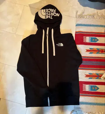 THE NORTH FACE 블랙 풀 집업 후드티 M