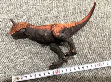 1.2.3세 완구 모음 공룡 피규어 오렌지와 블랙 약 30cm