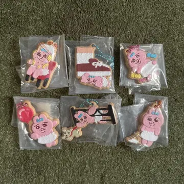 빤쮸토끼 쿠키 참 간이 침대 6개 세트