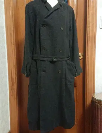 새상품 미사용 택 포함 린넨울 코트 이치앤티크스