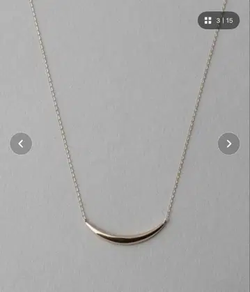 [ONLINE Limited] 크레센트 문 목걸이