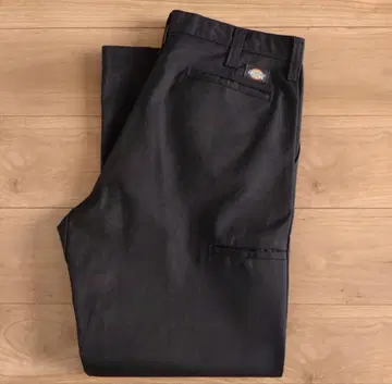 Dickies 와이드 워크 팬츠/치노 블랙 구제 의류 W36