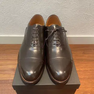 다크 브라운 가죽 드레스 슈즈 26cm