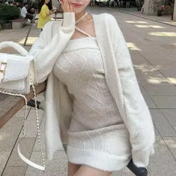 케이블 앙상블 원피스 cherimi 셰리미