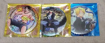 원피스 야라이 캔뱃지 에이스 사보 3종 세트