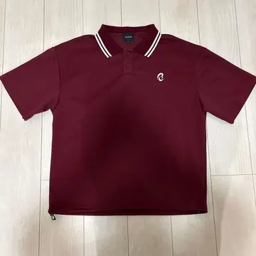 ROCHEM 원포인트 자수 사슴 피케 셔츠