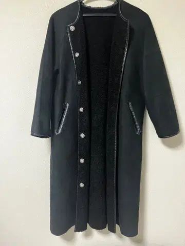 TORRAZZO DONNA 블랙 롱 코트