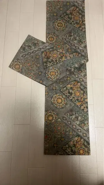 새상품급 스와토 자수 오비 미사용