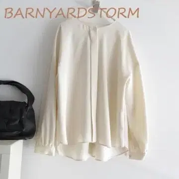 BARNYARDSTORM 밴야드 스톰 두께감 있는 쉬폰 버튼 셔츠 1