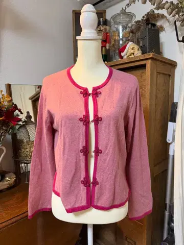 BEAMS BOY / 12 게이지 차이나 버튼 가디건