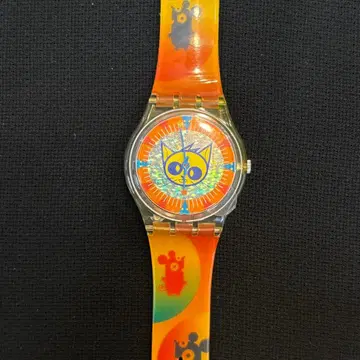 [ 초레어 ] 레어 Swatch 스와치 스페이스 마우스 스켈레톤 미사용