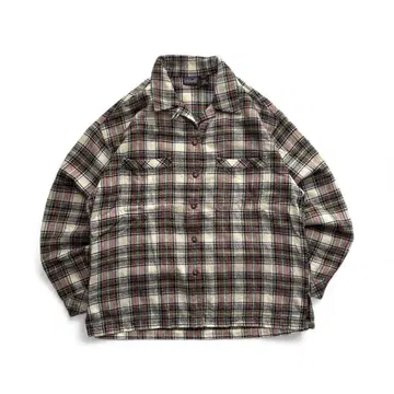 patagonia 오가닉 코튼 플란넬 셔츠 오픈 카라 셔츠