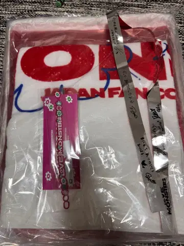 베비몬 SS석 S석 입장 혜택 세트 은색 테이프 포함