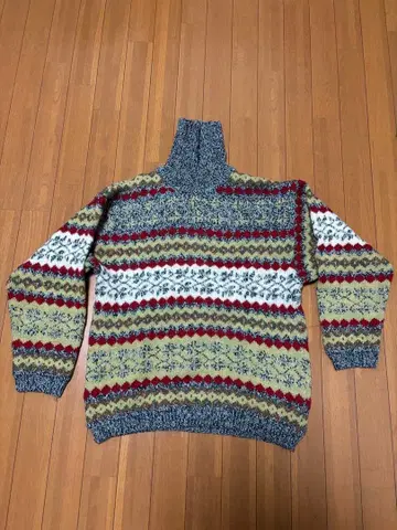 GIANNI ALBERTI 노르딕 무늬 니트