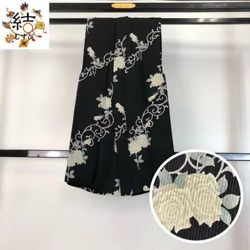 MK-1607 겉옷 베스트 창작 장미 꽃 무늬 가드 가공 블랙 컬러