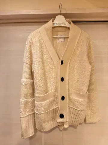 sacai 변형 가디건 크림 사이즈 1