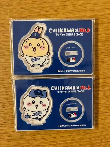 치이카와 MLB 다저스 아크릴 스탠드 토끼