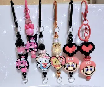 각종 캐릭터 키링 세트 6점 세트