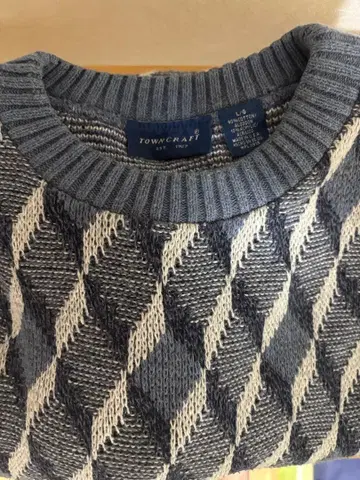 towncraft 니트 US 80s 아가일