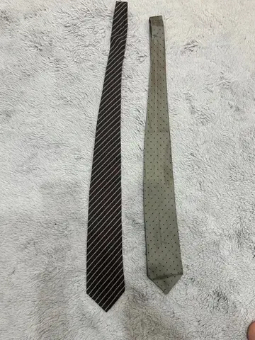 JIL SANDER 스트라이프 도트 넥타이 세트