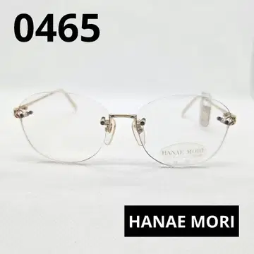 HANAE MORI 골드 오벌 안경 0465