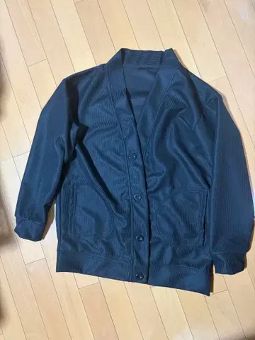 블랙 오버 사이즈 가디건