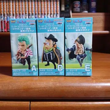 원피스 피규어 3체 세트 A D E 미개봉품