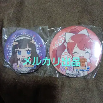 프리파라 캔뱃지 애니메이트 카페 아마겟돈 쿠로스 아로마 시라타마 미캉