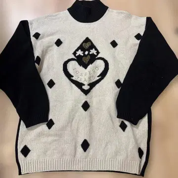 아이스버그 청바지 하이넥 italy 스웨터 니트