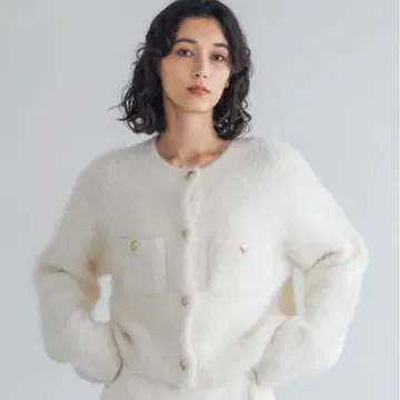 apart by lowrys 알파카 샤기 가디건