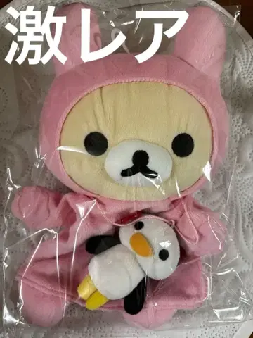 코리락쿠마 토끼 펭귄 퍼펫 봉제 인형 미사용 새상품